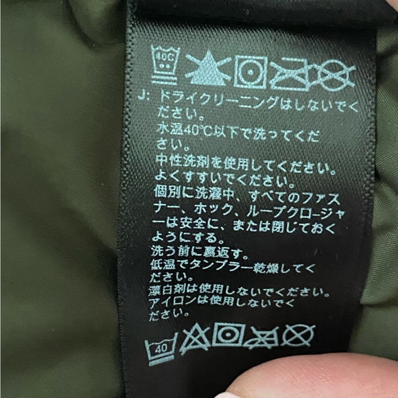 The North Face Down Puffer Jacket - 550 Fill Power Women’s Size Large Army Green - Picture 5 of 6